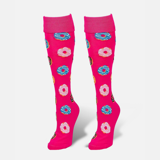 FUNKY SOCKS GRYPHON DONUTS PINK