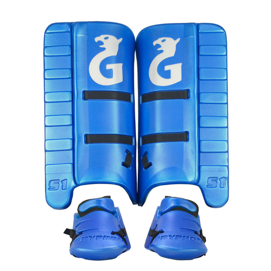 LEG GUARDS Y KICKERS S1 AZUL