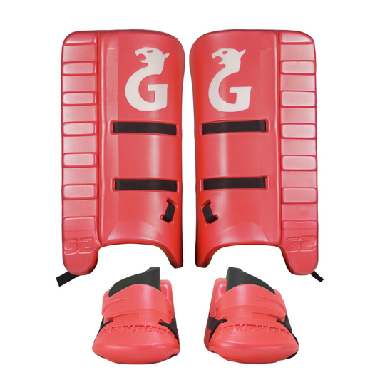 LEG GUARDS Y KICKERS S2 ROJO