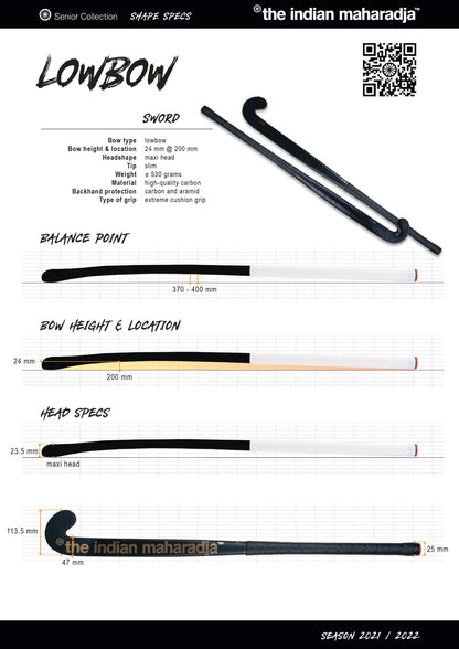 INDIAN MAHARADJA SWORD 85 LOW BOW
